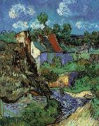 Vincent Van Gogh Houses in Auvers painting